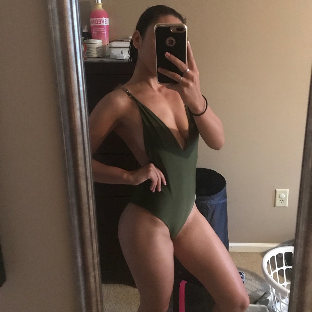 Zaful one piece bikini.